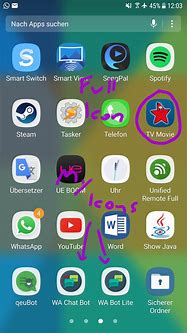 Image result for Samsung Galaxy Home Screen Icons