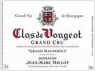 Image result for Jean Marc Millot Clos Vougeot Grand Maupertuis
