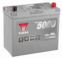 Image result for Yuasa Ybx5056 Silver Car Battery