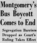 Image result for Bus Boycott Images