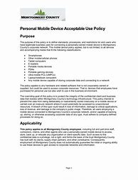Image result for Personal Device Policy