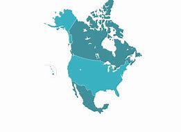 Image result for North America Map Color