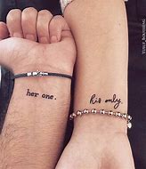 Image result for matching tattoo for couple quotations