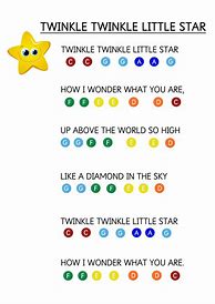 Image result for Twinkle Little Star Piano