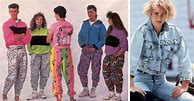 Image result for Clothes Worn in the 1980s