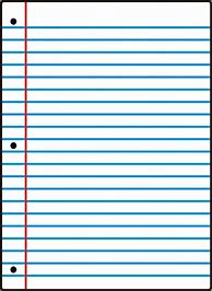 Image result for Wide Ruled Notebook Paper