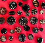Image result for Black Glass Buttons