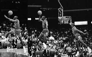 Image result for Michael Jordan Dunk in Black and White