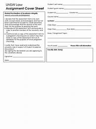 Image result for Law Assignment Cover Page