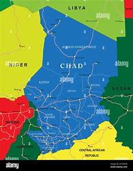 Image result for Carte Du Tchad