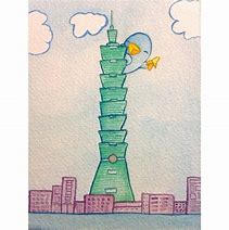 Image result for Taipei 101 Drawing Simple