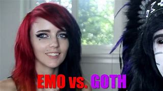 Image result for What Is the Difference Between a Goth and Emo