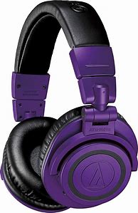 Image result for Audio-Technica Purple Headphones