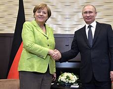 Image result for Vladimir Putin Angela Merkel
