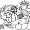 Image result for Fruits and Vegetables Coloring Pages