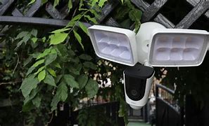 Image result for Camera Flood Light Placed On a Pole