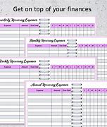 Image result for OneNote Expenses Template
