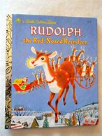 Image result for Rudolph the Red Nosed Reindeer a Little Golden Book
