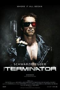 Image result for Arnold Schwarzenegger The Terminator Poster