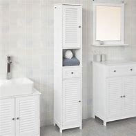 Image result for Floor Standing Bathroom Cabinets