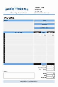 Image result for Labor Invoice Example