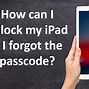 Image result for Forgot Apple iPad Passcode