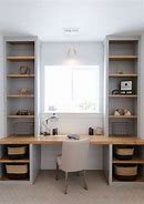 Image result for DIY Home Office Desk and Bookshelf