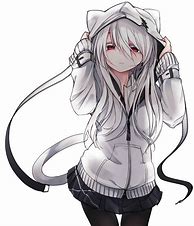 Image result for Anime Girl Cat Hoodie