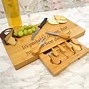 Image result for Wood Engraved Cheese Knife