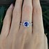 Image result for Women's Blue Sapphire Ring