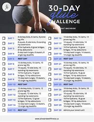 Image result for 30-Day Challenge Glute Lift Beginner