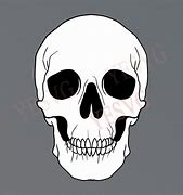 Image result for Distorted Skull Clip Art Black and White