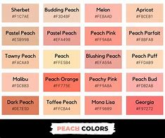 Image result for peach colors