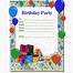 Image result for Google Docs Blank Birthday Card Template