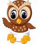 Image result for Baby Owl Cartoon