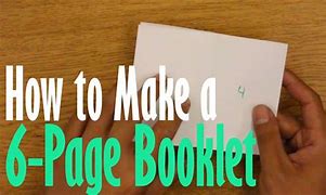Image result for Create a Booklet