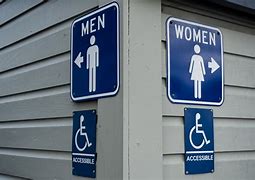 Image result for bathroom sign