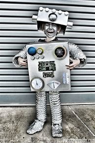 Image result for How to Make a Robot Halloween Costume