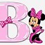 Image result for Letras Minnie Mouse