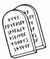 Image result for Ten Commandments Stone Tablets Clip Art