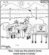 Image result for Electric Fence Shock Cartoon