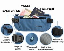 Image result for Wallet Belt for Travel