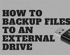 Image result for Backup PC to External Drive