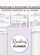 Image result for Reading Planner Style