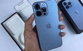 Image result for iPhone 13 Pro Sierra Blue Unboxing