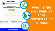 Image result for Sharp Electronics RoHS Certificates