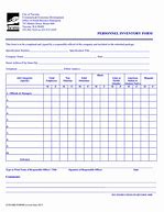 Image result for Inventory Form Template