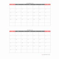 Image result for Printable Calendar 4X6