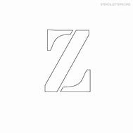 Image result for Letter Z Stencil