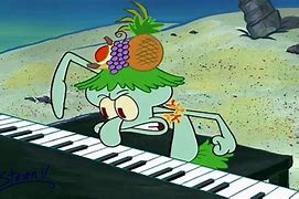 Image result for Squidward Plays
